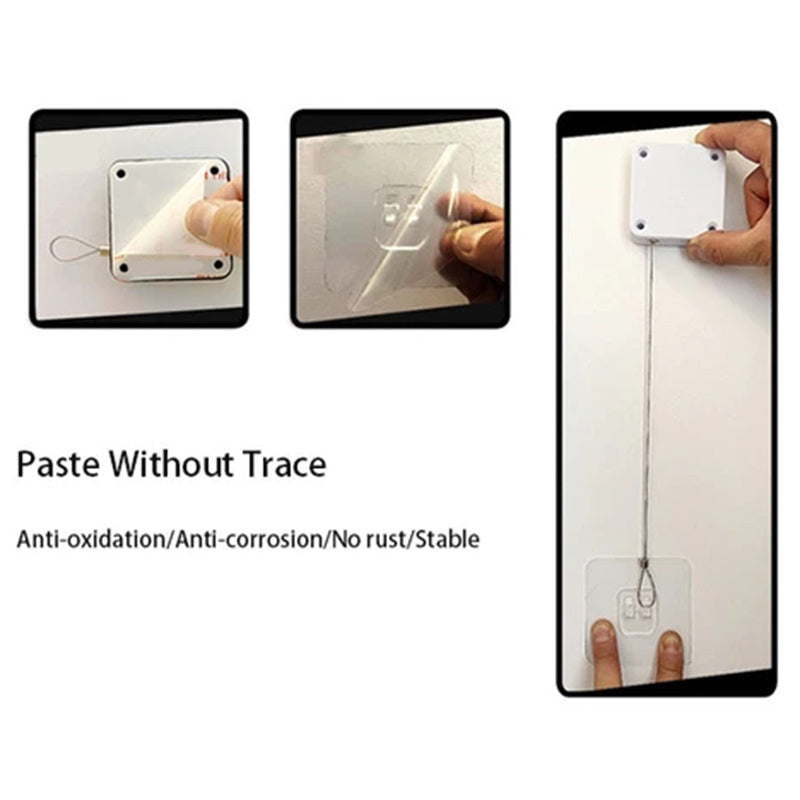 Automatic Door Closer Punch-Free Soft Close Door Closers For Sliding Door Glass Door 500g-1000g Tension Closing Device - Below Twenty