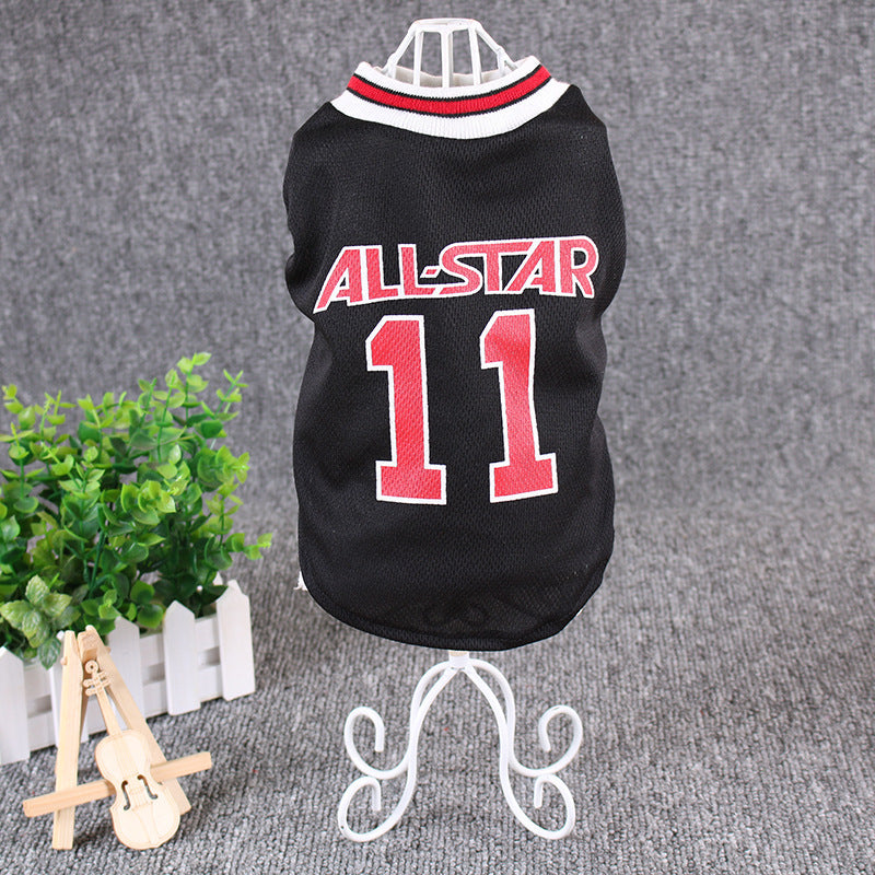 Hot World Cup Ball Spring And Summer Dog Vest Pet Supplies - Below Twenty