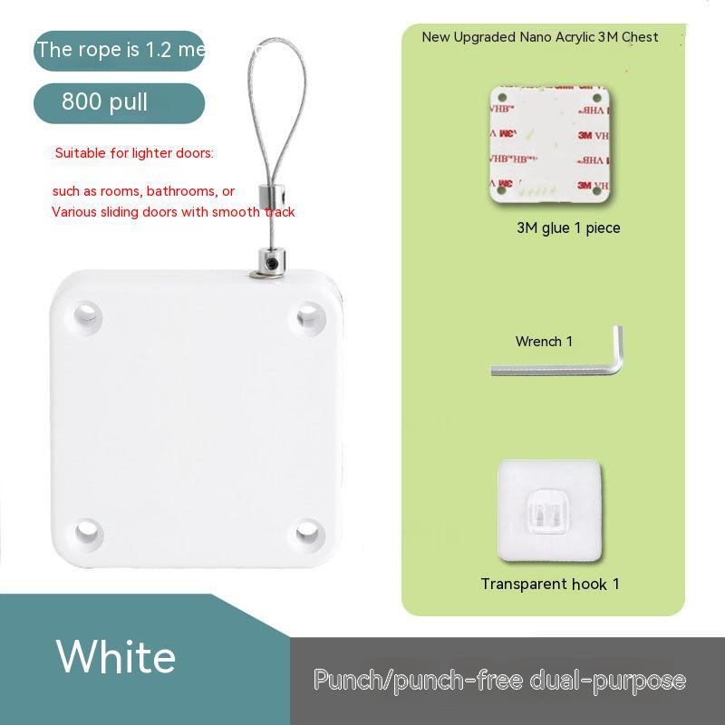 Automatic Door Closer Punch-Free Soft Close Door Closers For Sliding Door Glass Door 500g-1000g Tension Closing Device - Below Twenty
