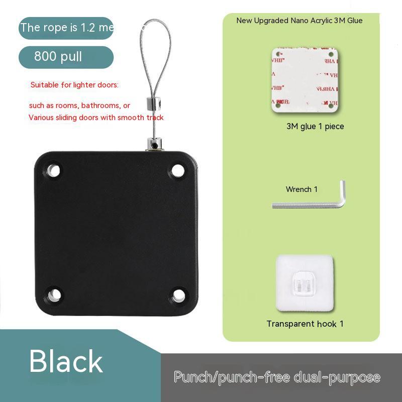 Automatic Door Closer Punch-Free Soft Close Door Closers For Sliding Door Glass Door 500g-1000g Tension Closing Device - Below Twenty