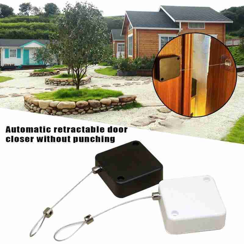 Automatic Door Closer Punch-Free Soft Close Door Closers For Sliding Door Glass Door 500g-1000g Tension Closing Device - Below Twenty