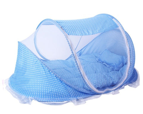 Foldable Baby Bed Net With Pillow Net 2pieces Set - Below Twenty