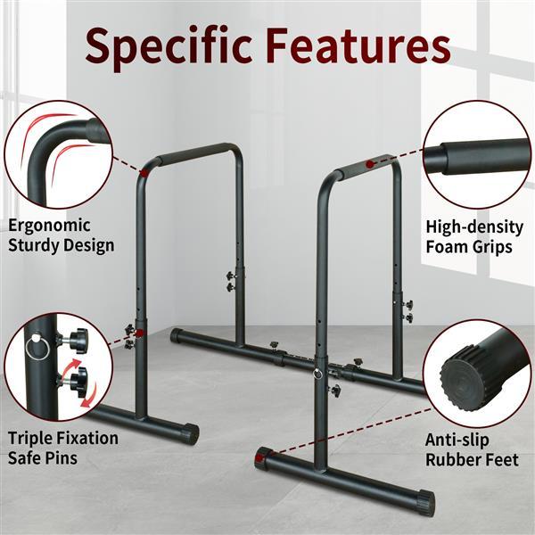 Power Tower Pull Pull Up Rod Stand, Adjustable Height Heavy Duty Multi Functional Fitness Training Equipment - Below Twenty