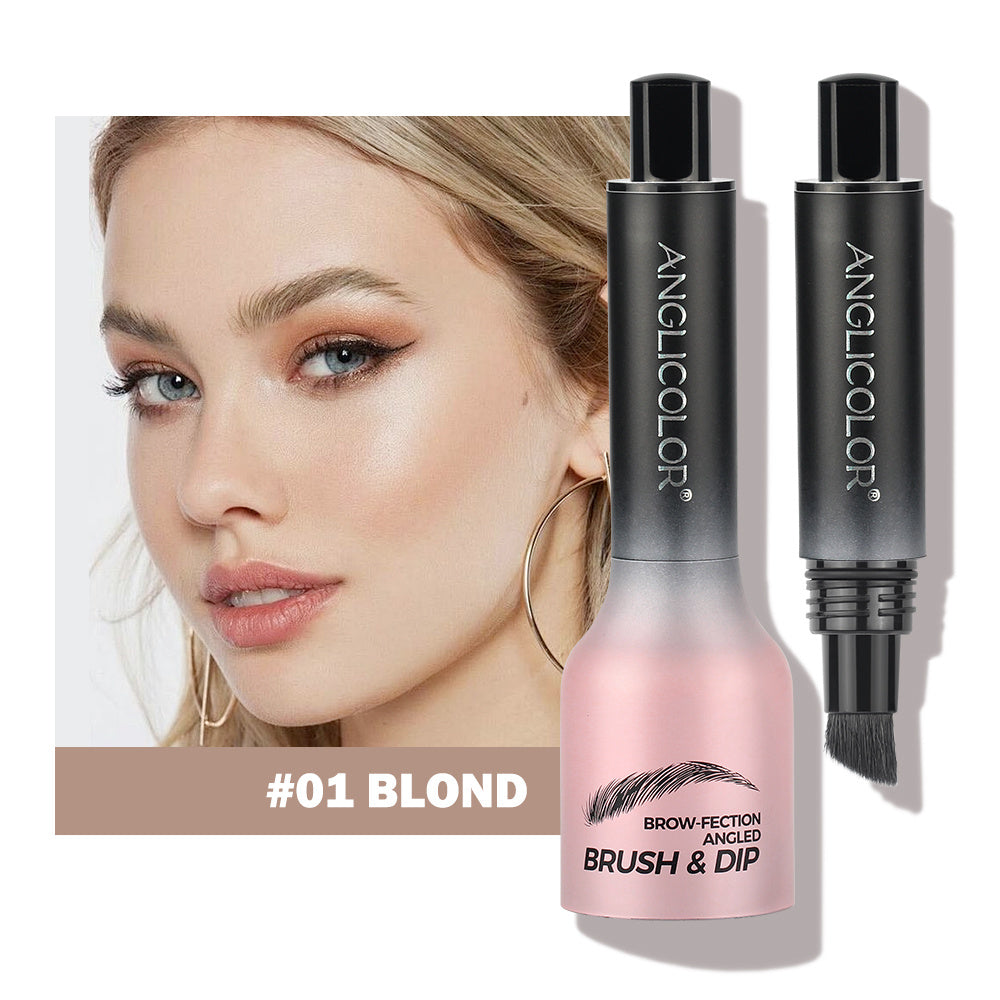 Brow-Fection Angled Liquid Brush Eyebrow Pencil Liquid Eyebrow Enhancer Easy To Color Long-Lasting Quick-Drying - Below Twenty