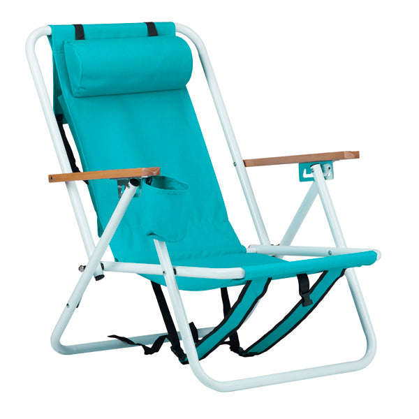 1pc 23x21.7x31.5in Mint Green Beach Chair - Below Twenty