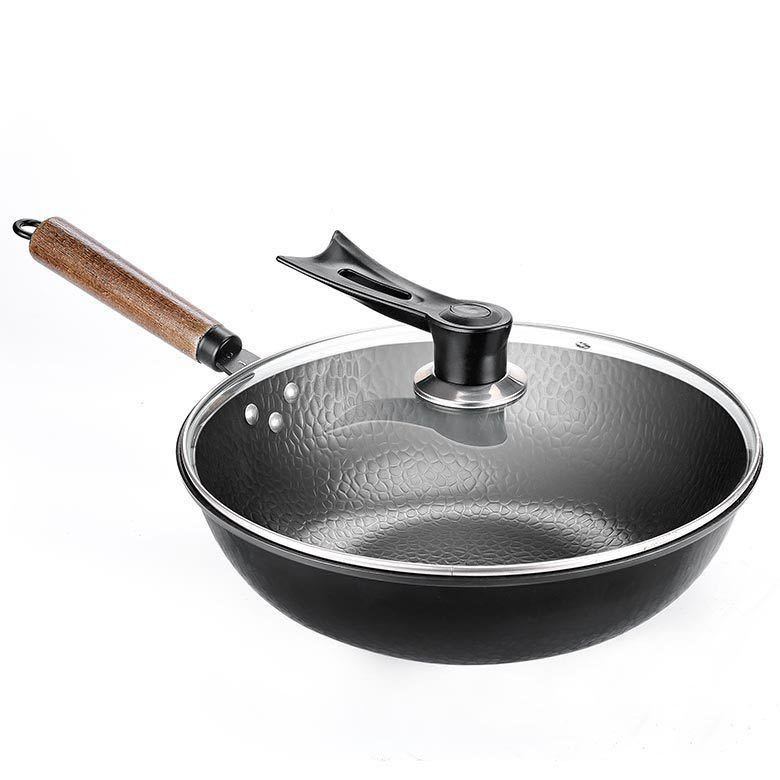 Iron Pan Traditional Iron Wok Handmade - Below Twenty