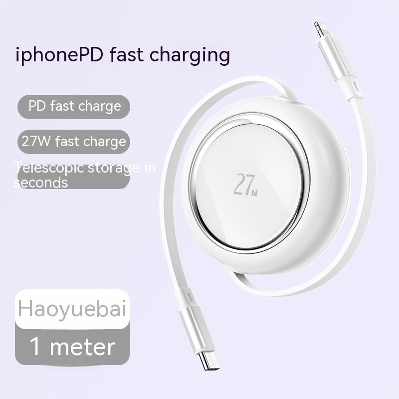 Home Fashion Retractable 100W Data Cable - Below Twenty