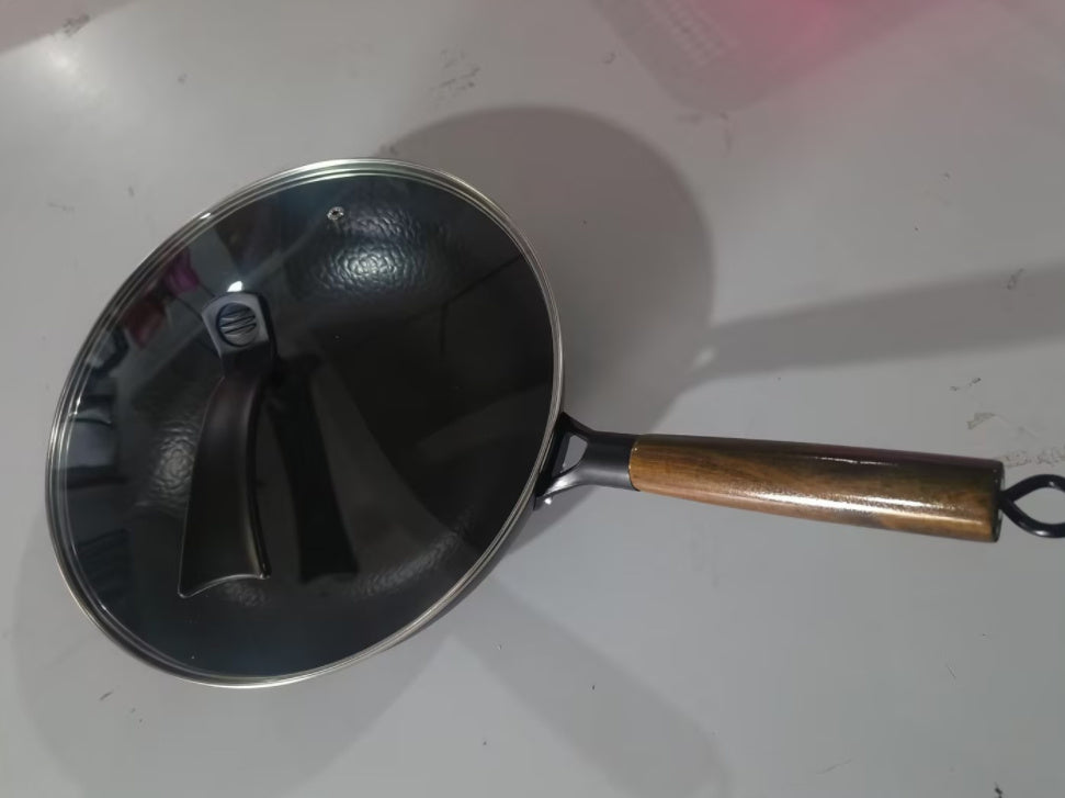 Iron Pan Traditional Iron Wok Handmade - Below Twenty