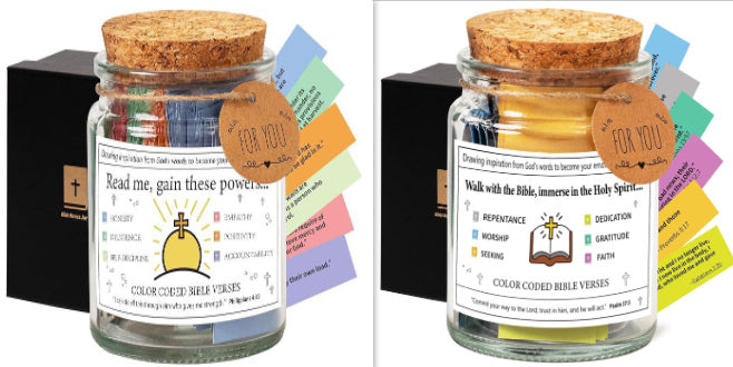 Bible/Quran Verses In A Jar - 90 Verses Jar - Below Twenty