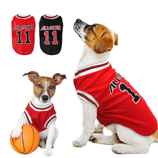 Hot World Cup Ball Spring And Summer Dog Vest Pet Supplies - Below Twenty