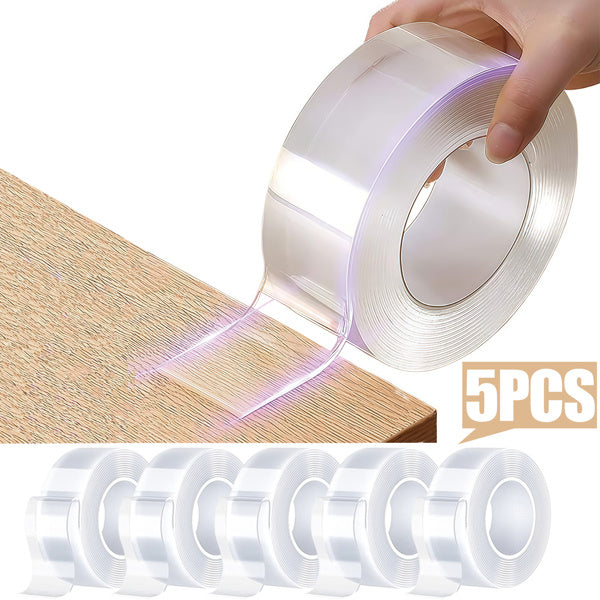 5pcs Strong Nano Double-sided Tape Heavy Duty, No Delivery On Weekends, Banned From Sale On Amazon - Below Twenty