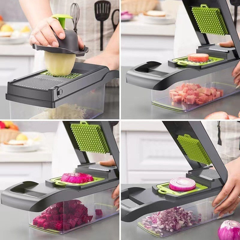 The Rectangular Vegetable Cutter Has A Simple And Elegant Appearance, Reliable Material, And Efficient Cutting, Making It The Best Choice For Cooking Helpers - Below Twenty