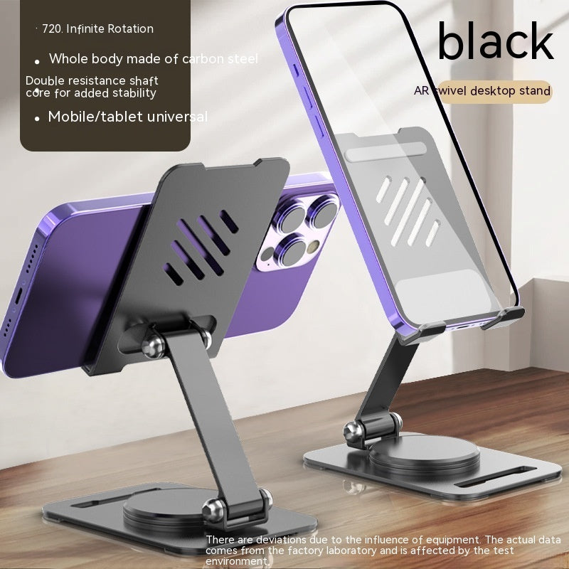 360 Degrees Rotate Metal Desk Mobile Phone Holder Stand For Phone Pad Adjustable Desktop Tablet Holderl Table Cell Phone Stand - Below Twenty