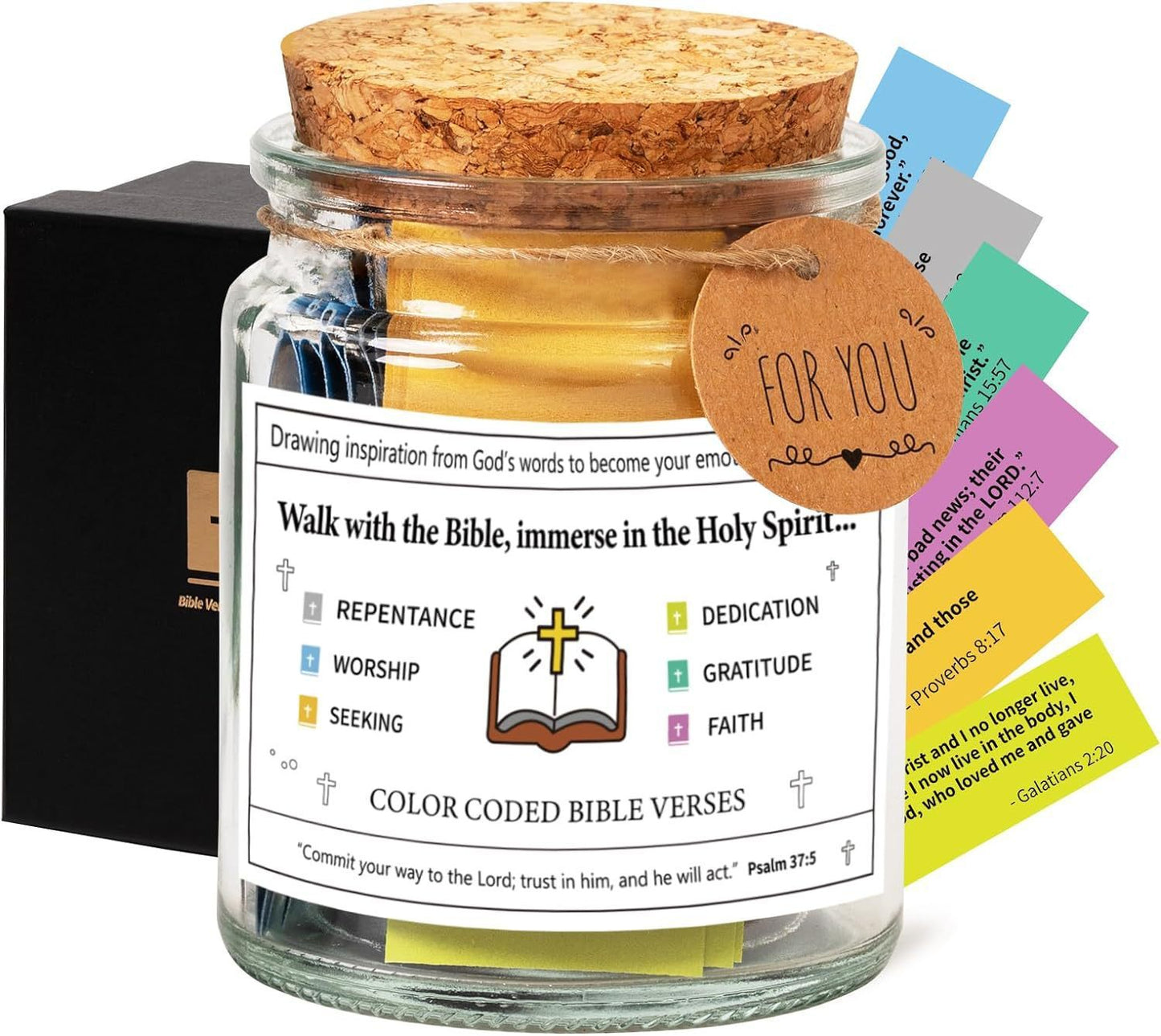 Bible/Quran Verses In A Jar - 90 Verses Jar - Below Twenty