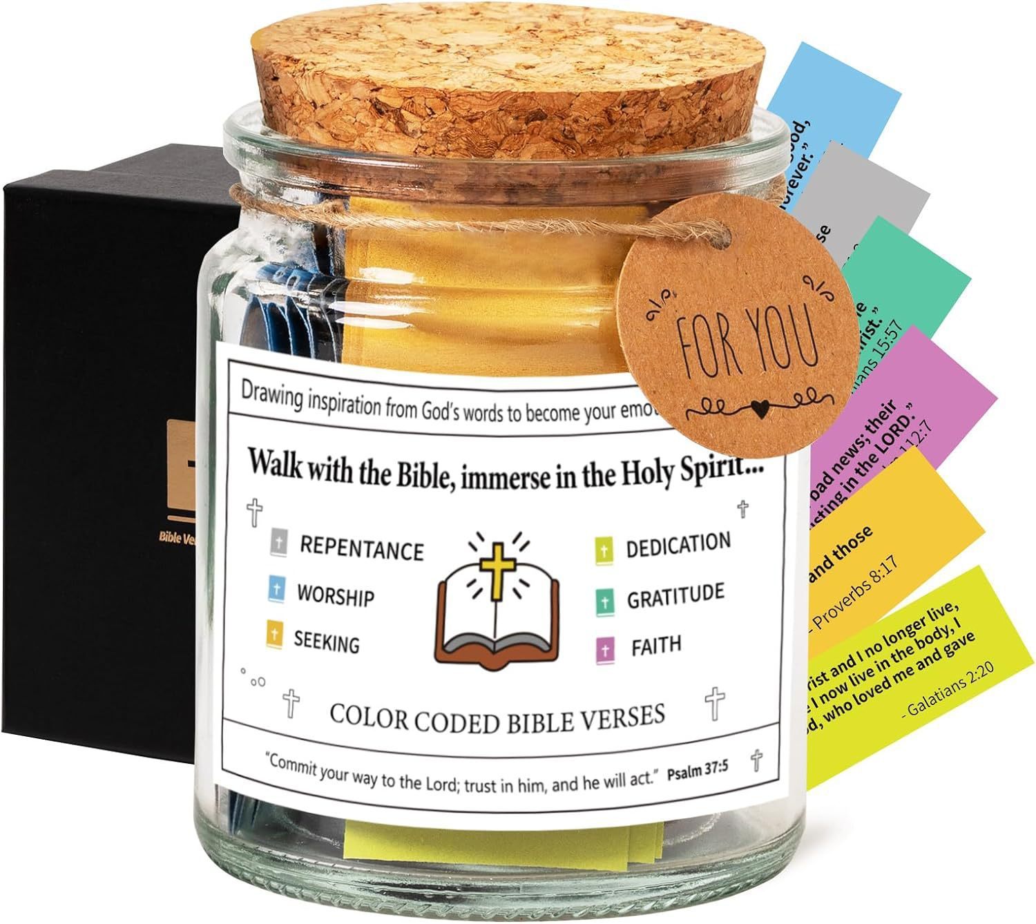 Bible/Quran Verses In A Jar - 90 Verses Jar - Below Twenty