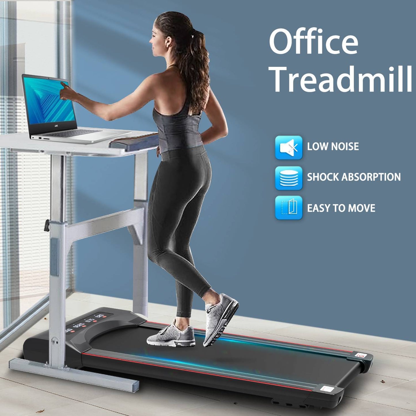 Under Desk Treadmill Machine Walking Pad For Home Office - Below Twenty