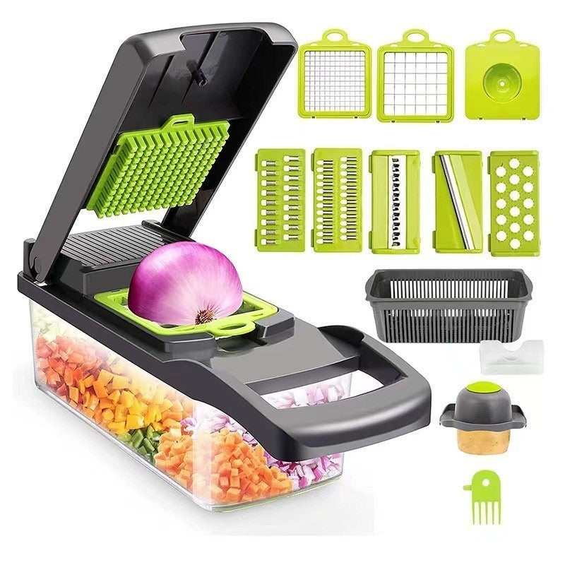 The Rectangular Vegetable Cutter Has A Simple And Elegant Appearance, Reliable Material, And Efficient Cutting, Making It The Best Choice For Cooking Helpers - Below Twenty