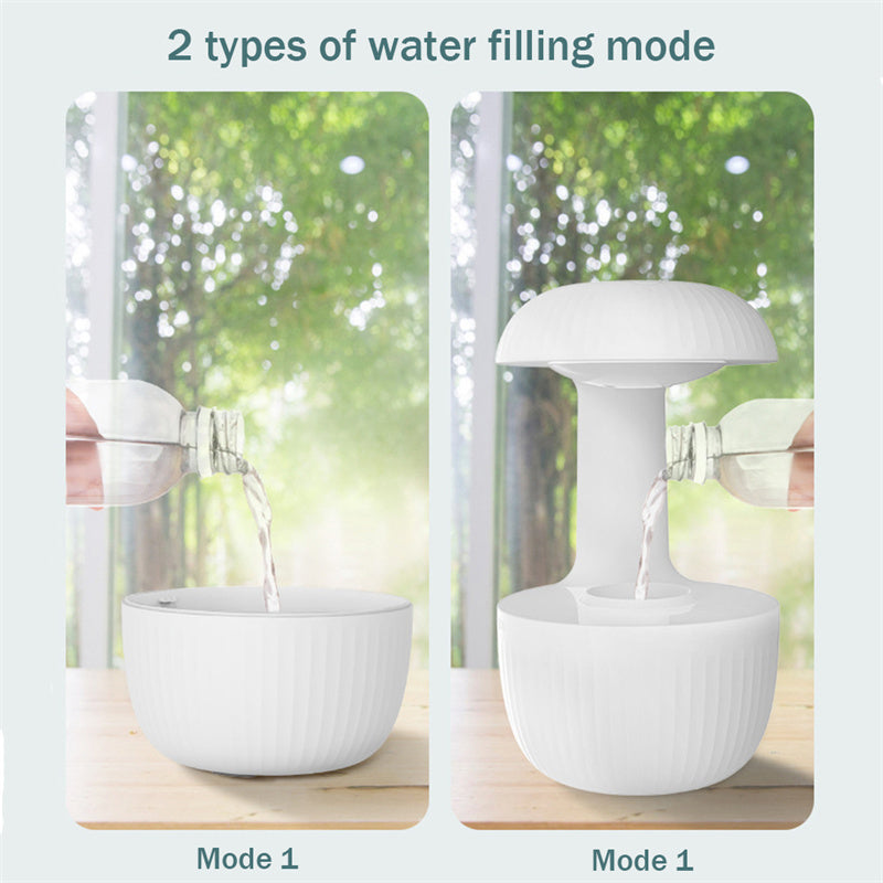 Anti-gravity Air Humidifier Mute Countercurrent Humidifier Levitating Water Drops Cool Mist Maker Fogger Relieve Fatigue - Below Twenty