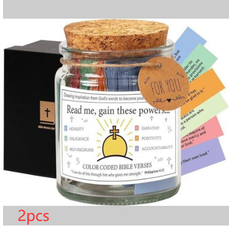 Bible/Quran Verses In A Jar - 90 Verses Jar - Below Twenty