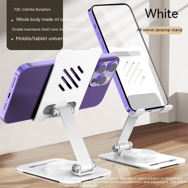 360 Degrees Rotate Metal Desk Mobile Phone Holder Stand For Phone Pad Adjustable Desktop Tablet Holderl Table Cell Phone Stand - Below Twenty