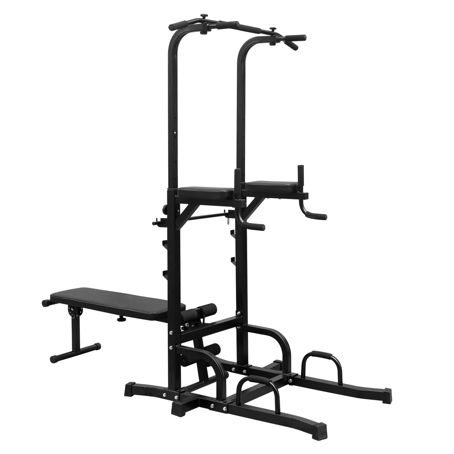 Power Tower Parallel Bar Station With Bench Chin-Up Bar Holder - Below Twenty