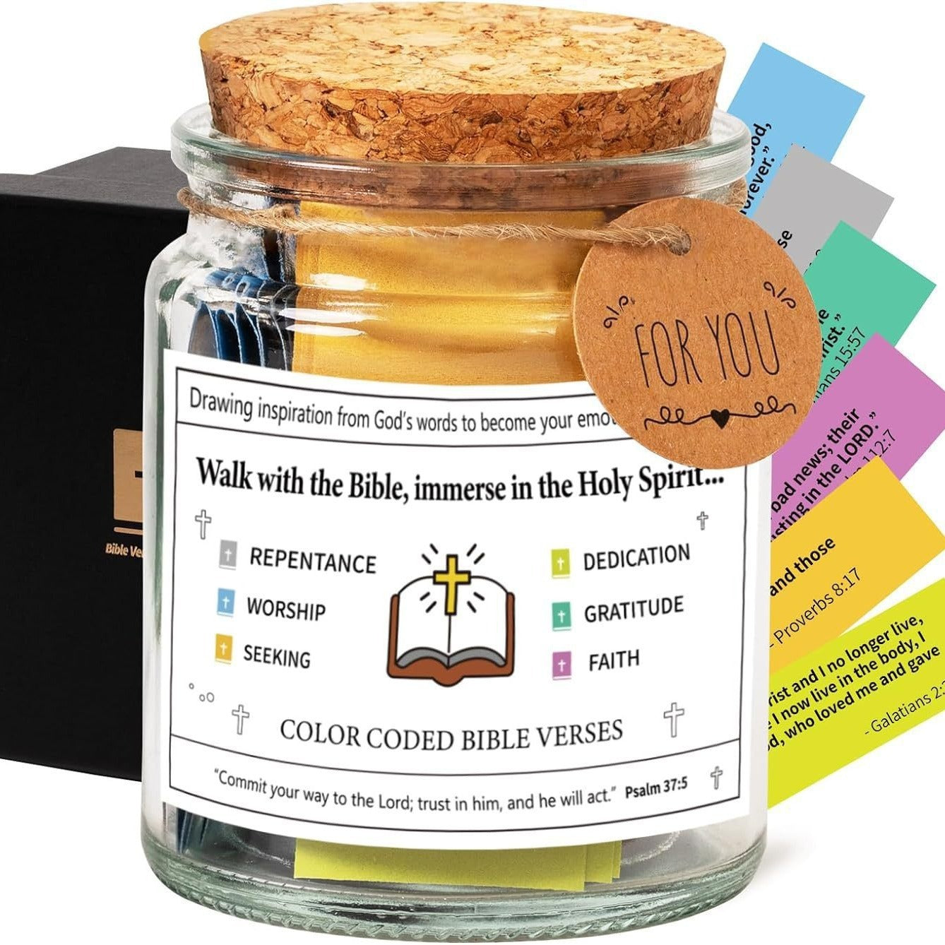 Bible/Quran Verses In A Jar - 90 Verses Jar - Below Twenty