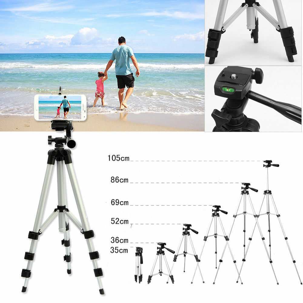 Professional Camera Tripod Stand Holder Mount For Cell Phone, Portable Tripod, Mobile Phone Live Stream Holder, Camera Tripod - Below Twenty