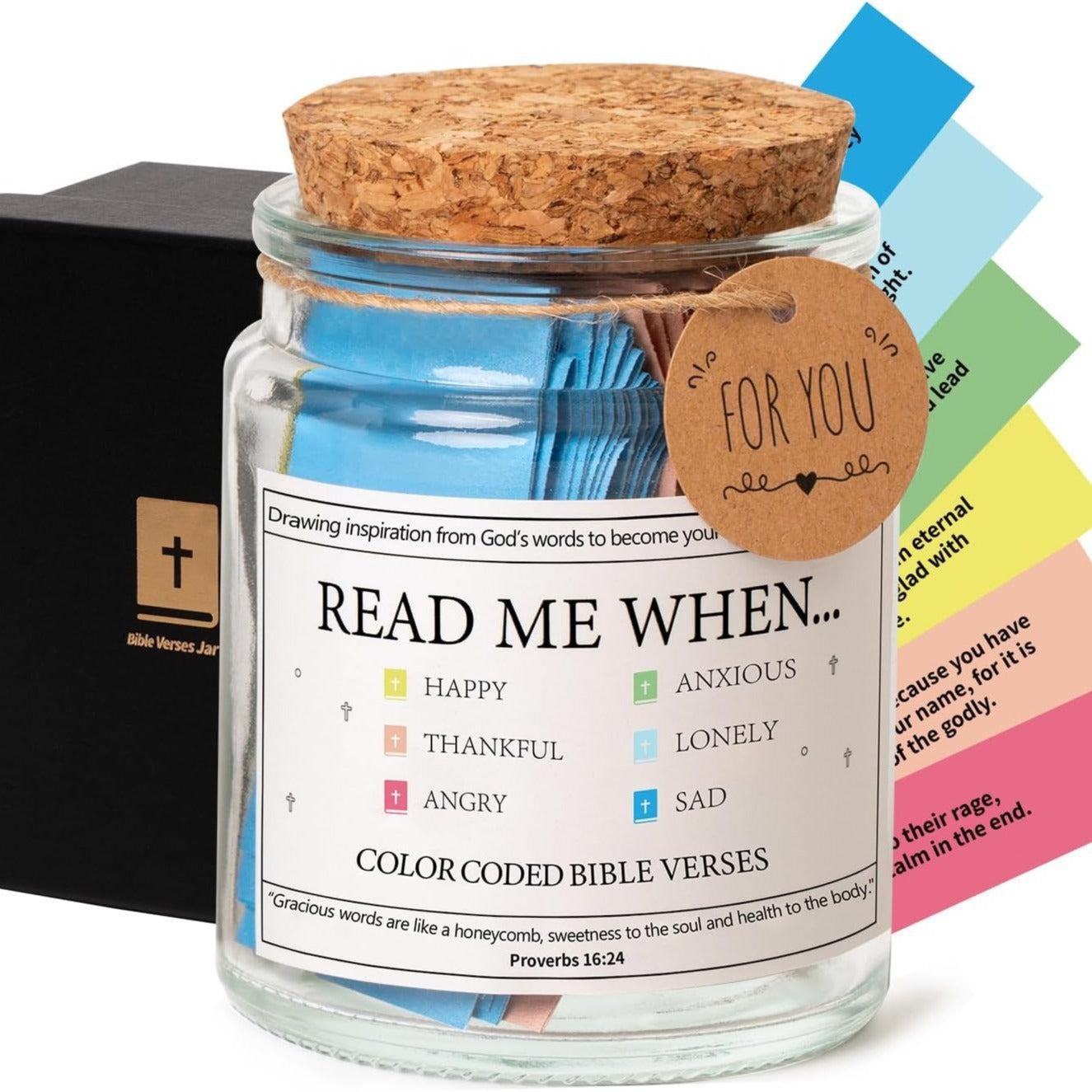Bible/Quran Verses In A Jar - 90 Verses Jar - Below Twenty
