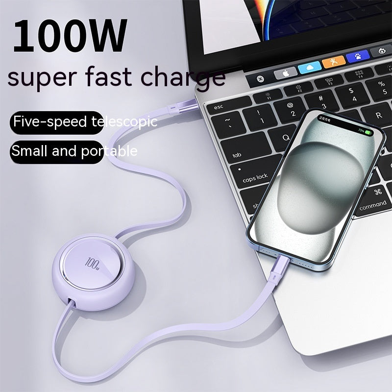 Home Fashion Retractable 100W Data Cable - Below Twenty