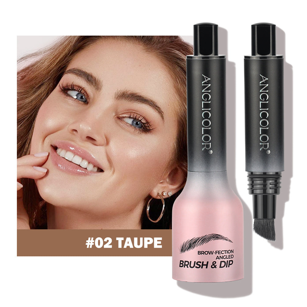 Brow-Fection Angled Liquid Brush Eyebrow Pencil Liquid Eyebrow Enhancer Easy To Color Long-Lasting Quick-Drying - Below Twenty