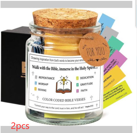Bible/Quran Verses In A Jar - 90 Verses Jar - Below Twenty